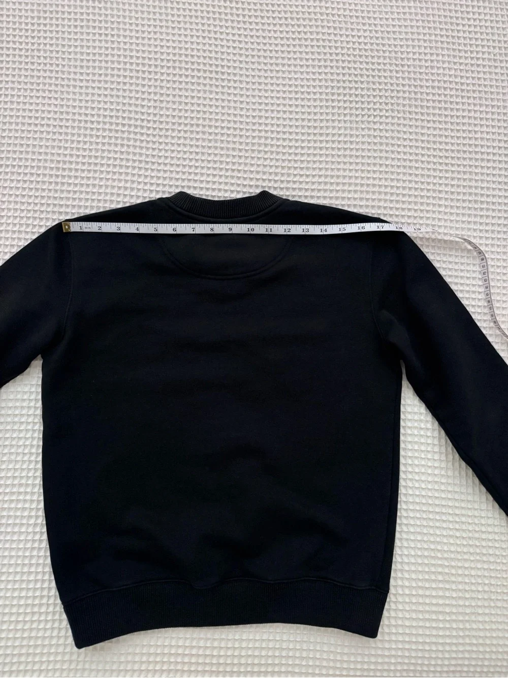 Coach Black Crewneck Sweatshirt with Multicolor Logo, Size: XSmall